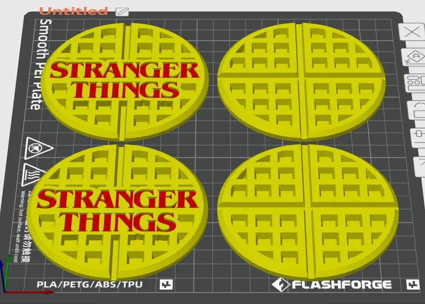 Đế lót ly bánh waffle Eggo Stranger Things - Image 2