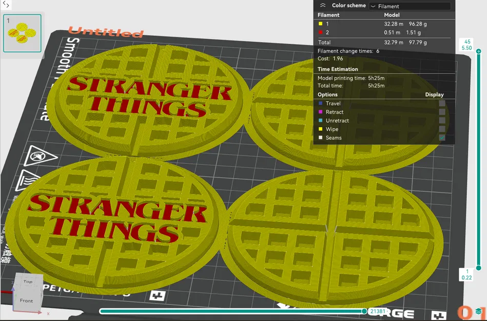 Đế lót ly bánh waffle Eggo Stranger Things - Image 3