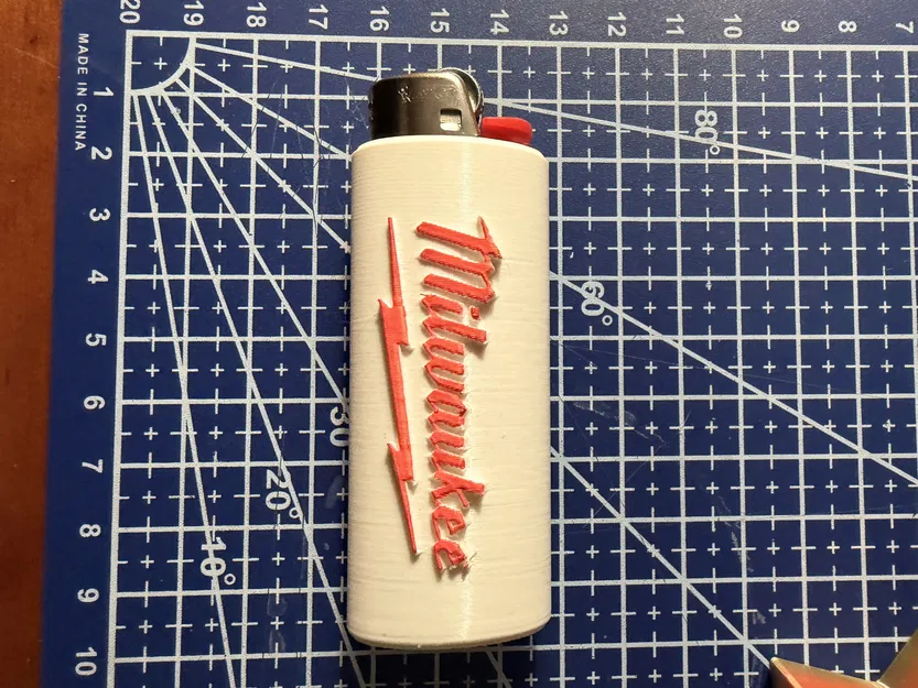 Ốp đựng bật lửa BIC kiểu Milwaukee (milwaukee BIC Lighter case) - Image 1