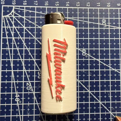 Ốp đựng bật lửa BIC kiểu Milwaukee (milwaukee BIC Lighter case)