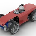 BRINKO FLUX RACE CAR V1 – Xe đua 3D-printed modular điều khiển WiFi - Thumbnail 1