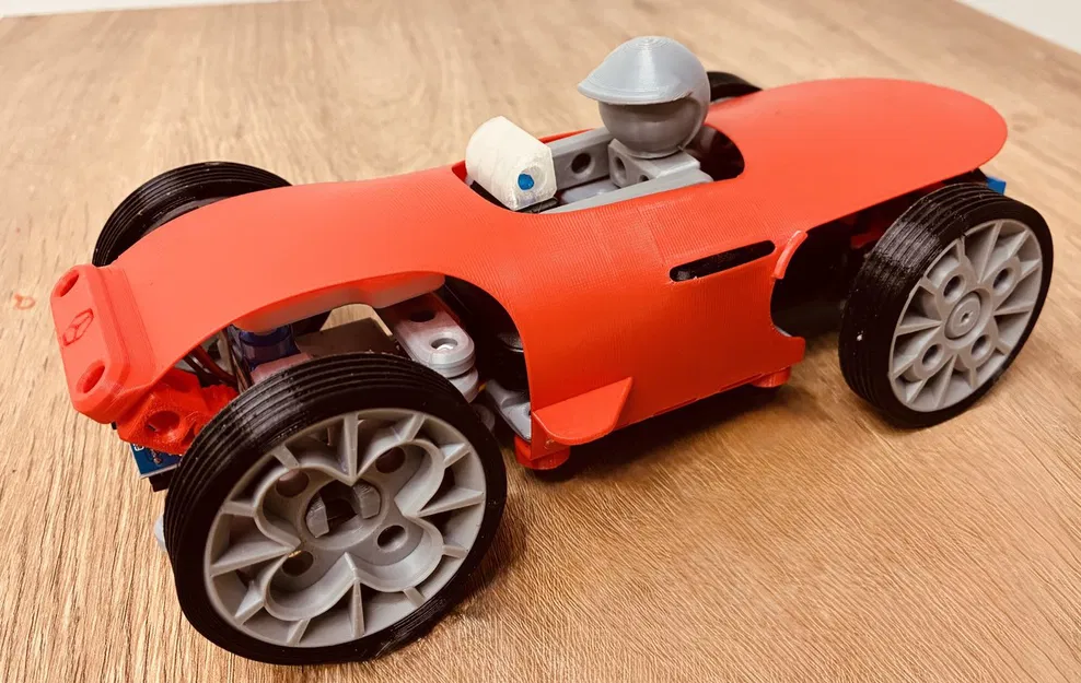 BRINKO FLUX RACE CAR V1 – Xe đua 3D-printed modular điều khiển WiFi - Image 2