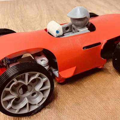 BRINKO FLUX RACE CAR V1 – Xe đua 3D-printed modular điều khiển WiFi