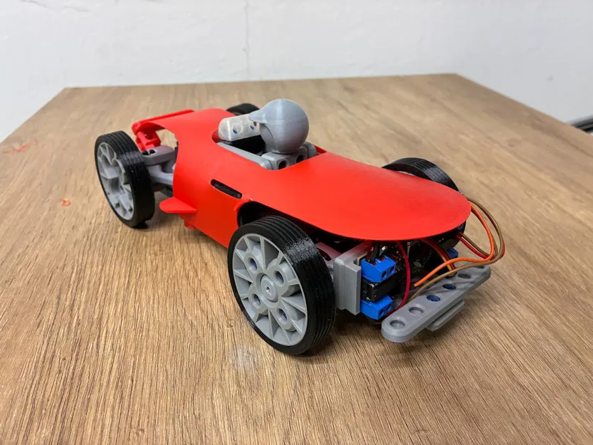 BRINKO FLUX RACE CAR V1 – Xe đua 3D-printed modular điều khiển WiFi - Image 3