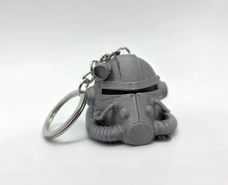 Móc khóa mũ giáp Brotherhood of Steel – Fallout - Image 7