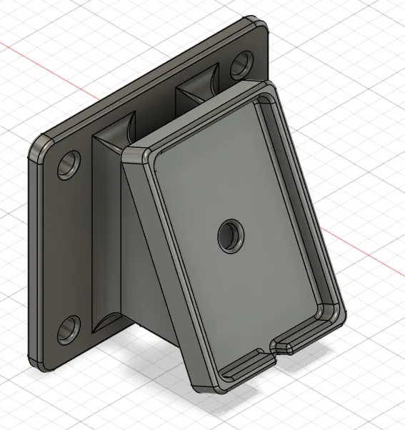 Giá đỡ tấm pin Meshtastic nghiêng 67° (Solar panel mount) - Image 2