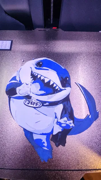 Jeff The Landshark (Marvel Rivals) Hueforge - Không cần AMS hay MMU - Image 1