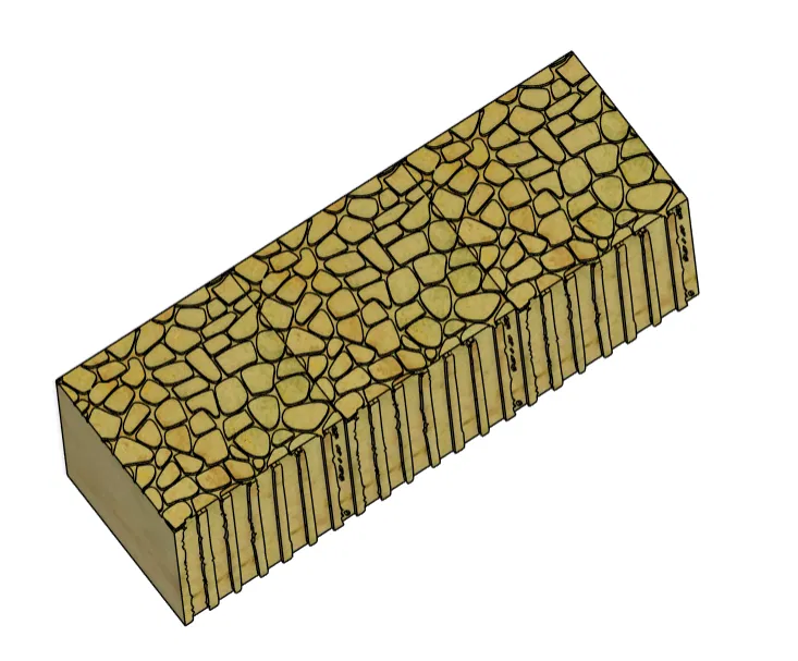 Blocks For Trench System - Bộ block texture 50mm cho hệ trench modular - Image 4