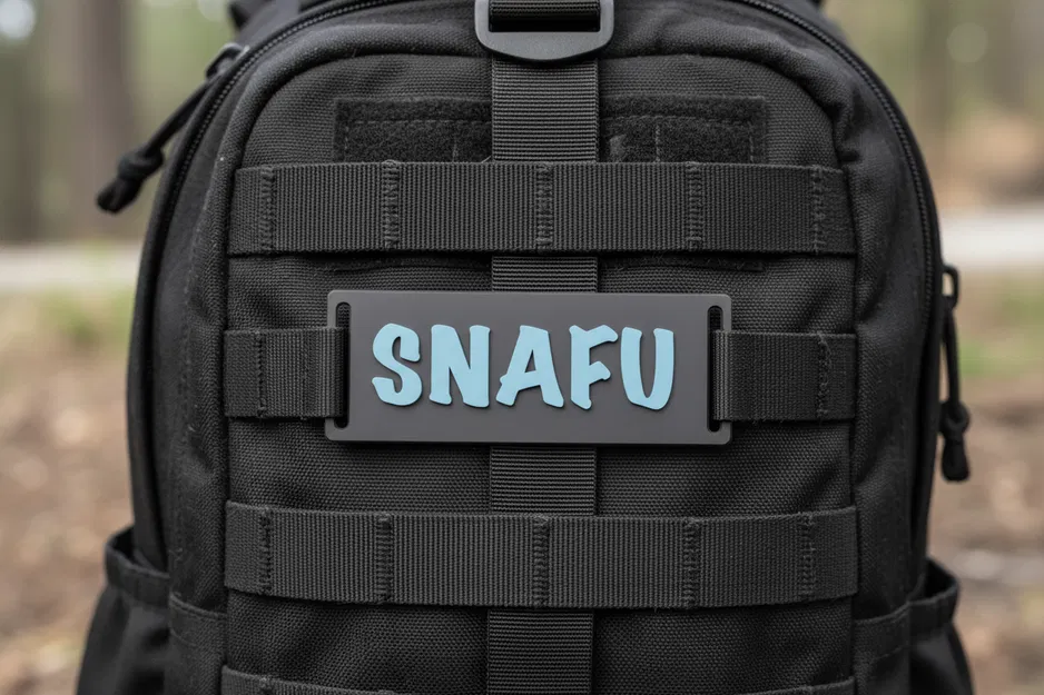 Molle Tag - SNAFU - Image 1