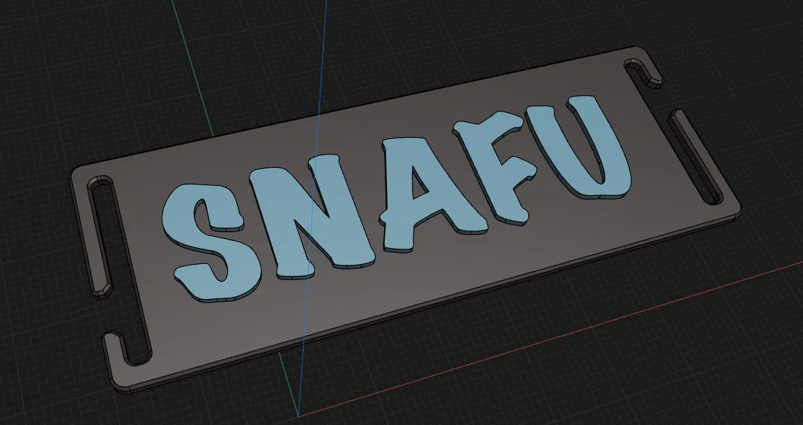 Molle Tag - SNAFU - Image 2