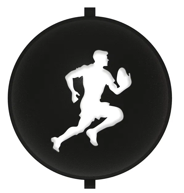 Golf - Golf Ball Stencil - Insert - Rugby - Player (Stencil insert cho bóng golf) - Image 1