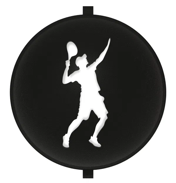 Golf - Golf Ball Stencil - Insert - Tennis - Player (Stencil insert cho bóng golf) - Image 1