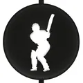Golf - Golf Ball Stencil - Insert - Cricket - Player (Miếng chèn stencil bóng golf) - Thumbnail 1
