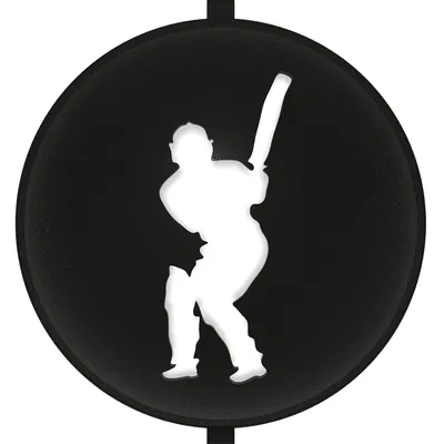 Golf - Golf Ball Stencil - Insert - Cricket - Player (Miếng chèn stencil bóng golf)
