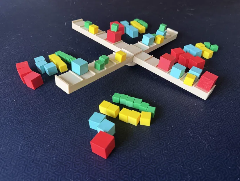 Teeter Totter (Bập bênh xếp khối) – bản in 3D - Image 1