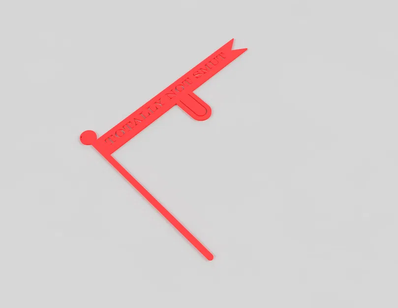 Bookmark Cờ “Totally Not Smut” - Image 1