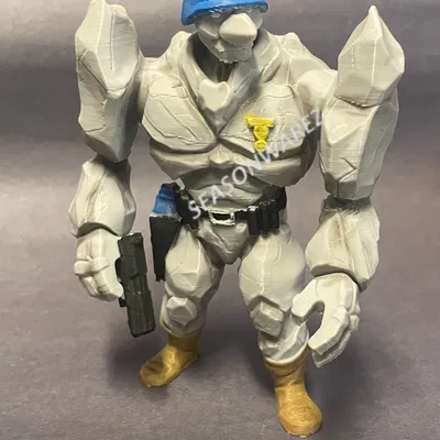 Trung úy Granitor – Lính Đá Kỳ Cựu (Đồ chơi TMNT)