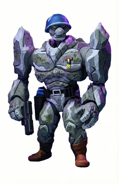 Trung úy Granitor – Lính Đá Kỳ Cựu (Đồ chơi TMNT) - Image 4