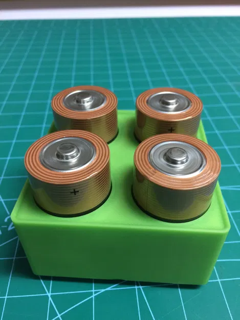 Hộp đựng pin Gridfinity (Gridfinity battery case) - Image 4