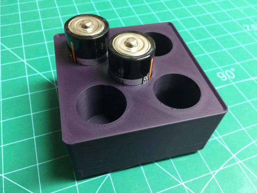 Hộp đựng pin Gridfinity (Gridfinity battery case) - Image 5