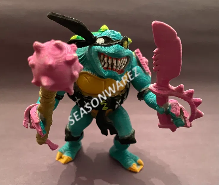 Slash – Rùa Ác Từ Dimension X (TMNT Toy) – Mô hình in 3D - Image 1