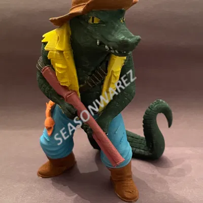 Leatherhead - Cá Sấu Cajun (Đồ chơi TMNT)