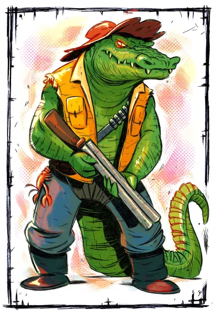 Leatherhead - Cá Sấu Cajun (Đồ chơi TMNT) - Image 3