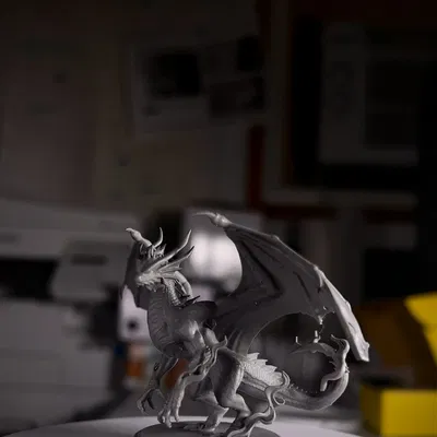 Valthos, the Shadow-Woven | Shadow Dragon | Base 50mm | The Gloera