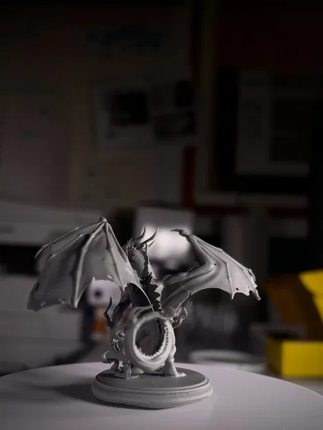 Valthos, the Shadow-Woven | Shadow Dragon | Base 50mm | The Gloera - Image 2