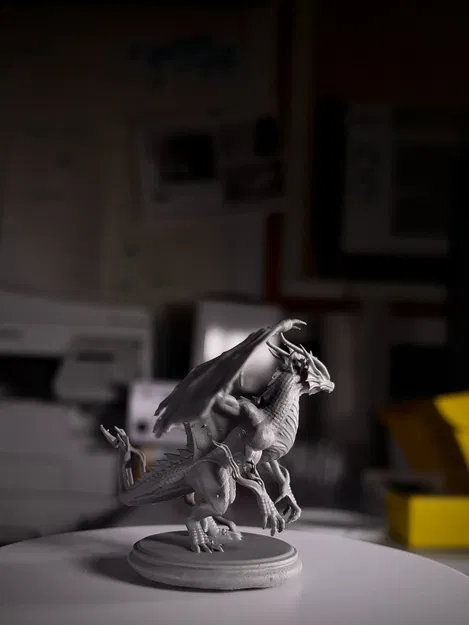 Valthos, the Shadow-Woven | Shadow Dragon | Base 50mm | The Gloera - Image 4