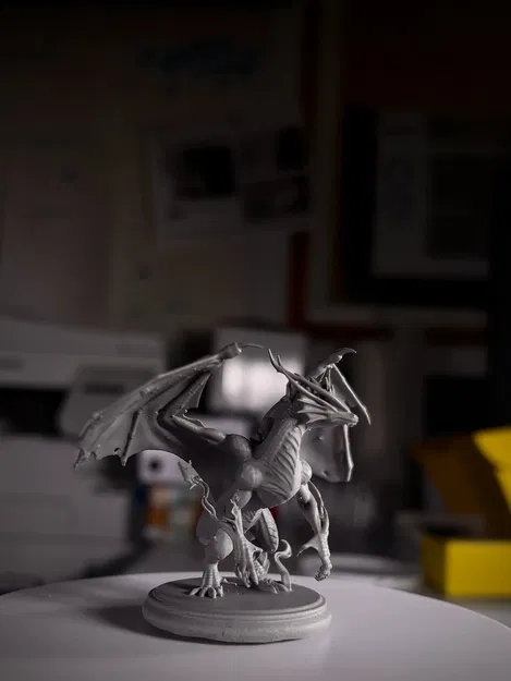 Valthos, the Shadow-Woven | Shadow Dragon | Base 50mm | The Gloera - Image 5