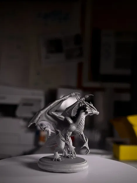 Valthos, the Shadow-Woven | Shadow Dragon | Base 50mm | The Gloera - Image 7