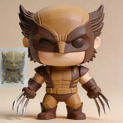 Chibi Wolverine – Figurine 3D