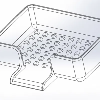 Hộp Đựng Sponge Có Rãnh Thoát Nước