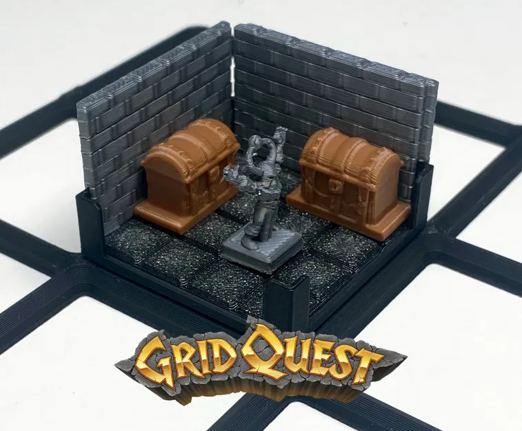 GridQuest TREASURE CHEST (The Gridfinity Game) - Rương kho báu - Image 1