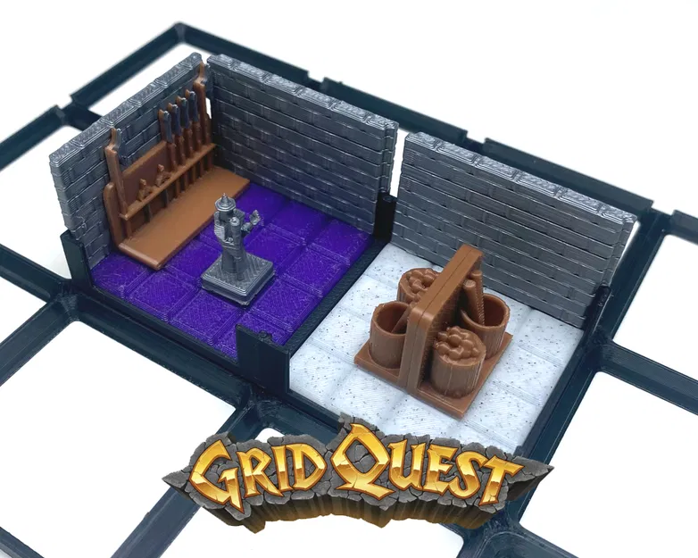 GridQuest BASE 2x1 (The Gridfinity Game) – Đế 2x1 - Image 1