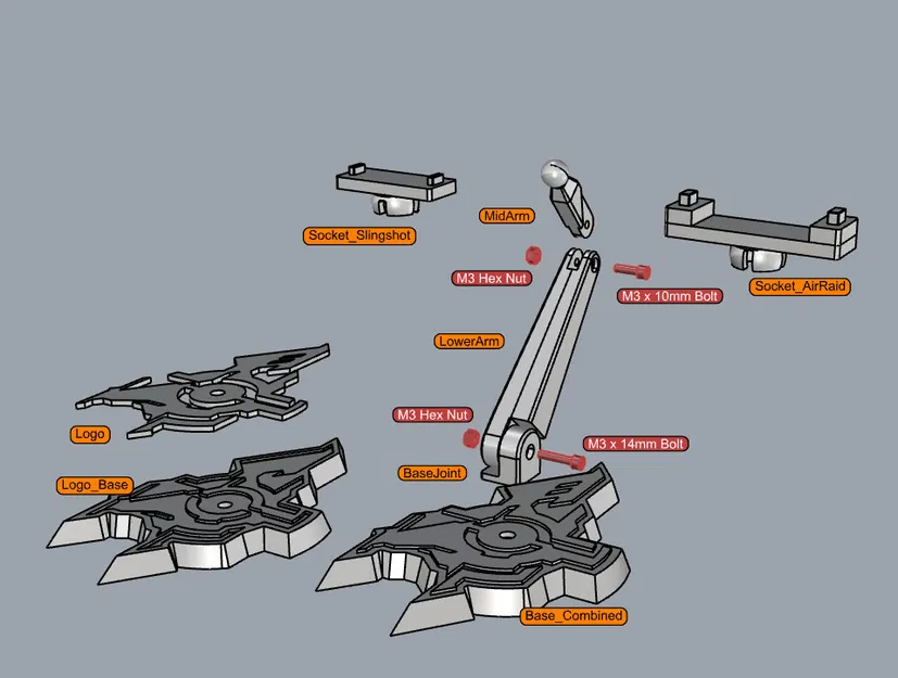 Chân Đế Bay Insignia cho Transformers AotP Silverbolt - Image 14