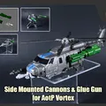 Pháo gắn hông & Glue Gun cho Transformers AotP Vortex - Thumbnail 1