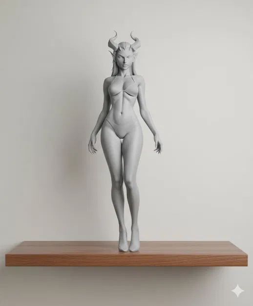 Sexy Demon 4 – Mẫu demon sexy để in 3D - Image 1