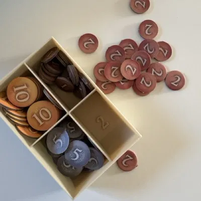 La Patisserie Rococo (add-on Inlay) – Khay người chơi, tiền & marker