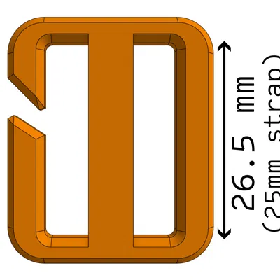 Buckle thay thế cho dây thun (ví dụ: dây đèn đội đầu)