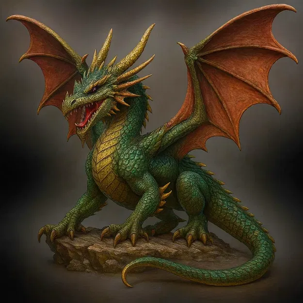 Rồng sẵn sàng cất cánh (Dragon ready to fly) - Image 1