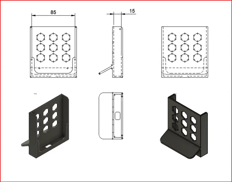 Giá đỡ điện thoại e-Golf (e-Golf phone mount) - Image 2