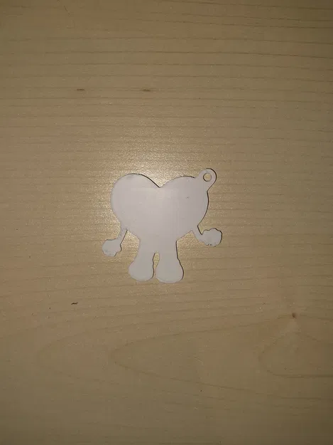 Móc khóa trái tim Bad Bunny (Portachiavi Cuore Bad Bunny) - Image 2