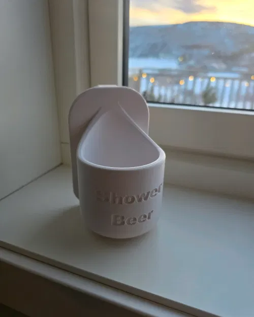 Giá đỡ bia trong phòng tắm (Shower-beer holder) - Image 1