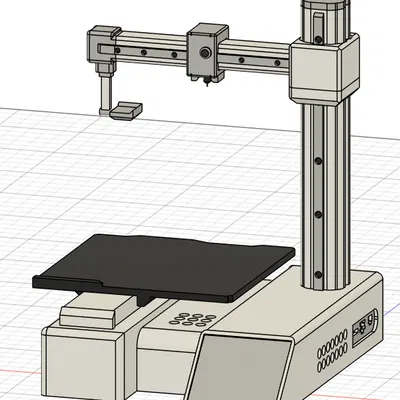 Mô hình Bambu Lab A1 MINI (Fusion 360)