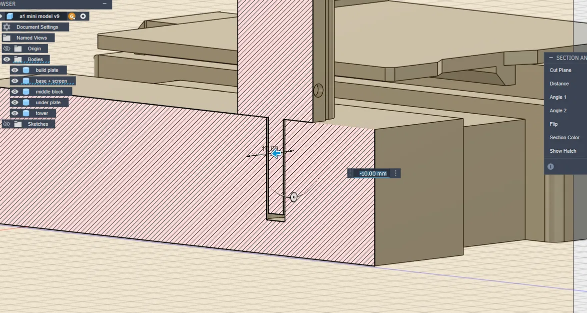 Mô hình Bambu Lab A1 MINI (Fusion 360) - Image 5