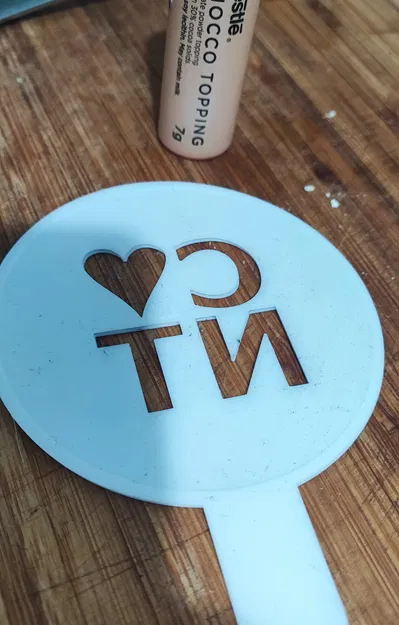 Stencil cà phê “C*NT” kiểu I ❤️ NY - Image 3