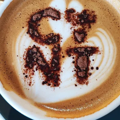 Stencil cà phê “C*NT” kiểu I ❤️ NY