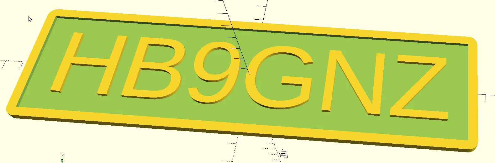 Bảng Rufzeichen (Callsign) dễ tùy chỉnh - Image 1